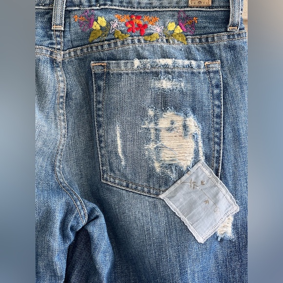 Guess Vintage Y2K Distressed patches Jeans - Picture 8 of 14